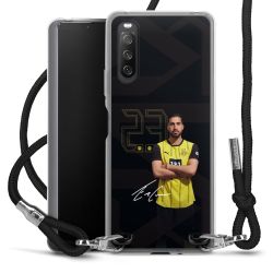 New Carry Case Transparent Stoff schwarz/silber