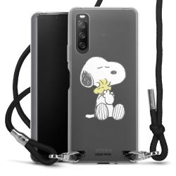 New Carry Case Transparent Stoff schwarz/silber