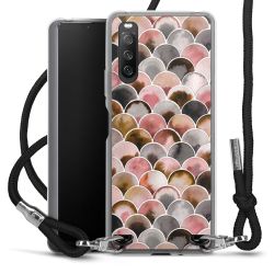 New Carry Case Transparent Stoff schwarz/silber