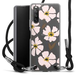 New Carry Case Transparent Stoff schwarz/silber