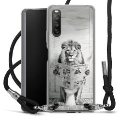 New Carry Case Transparent Stoff schwarz/silber