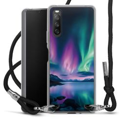 New Carry Case Transparent Stoff schwarz/silber