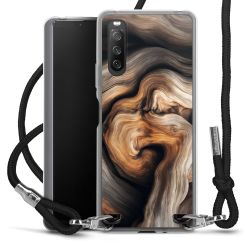 New Carry Case Transparent Stoff schwarz/silber