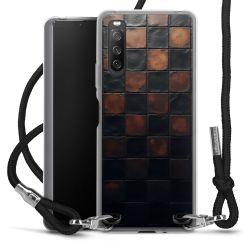 New Carry Case Transparent Stoff schwarz/silber