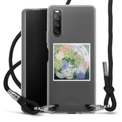 New Carry Case Transparent Stoff schwarz/silber