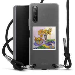 New Carry Case Transparent Stoff schwarz/silber