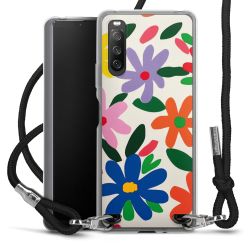 New Carry Case Transparent Stoff schwarz/silber