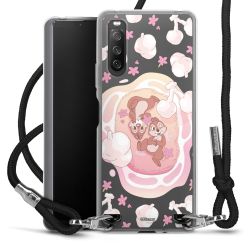 New Carry Case Transparent Stoff schwarz/silber