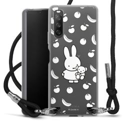 New Carry Case Transparent Stoff schwarz/silber