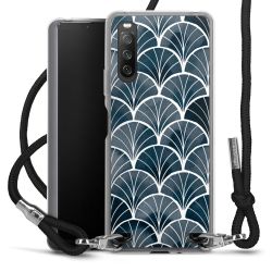 New Carry Case Transparent Stoff schwarz/silber