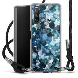 New Carry Case Transparent Stoff schwarz/silber