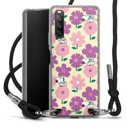 New Carry Case Transparent Stoff schwarz/silber