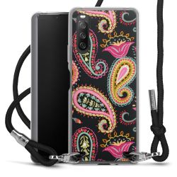 New Carry Case Transparent Stoff schwarz/silber