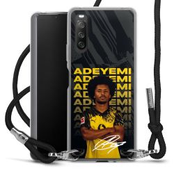 New Carry Case Transparent Stoff schwarz/silber