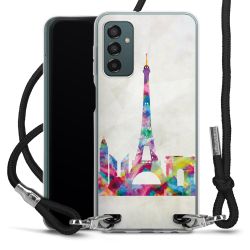 Carry Case Transparent Fabric black/silver