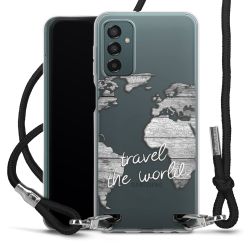 Carry Case Transparent Fabric black/silver