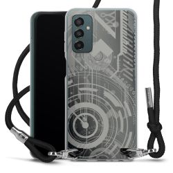 Carry Case Transparent Fabric black/silver