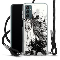 Carry Case Transparent Fabric black/silver