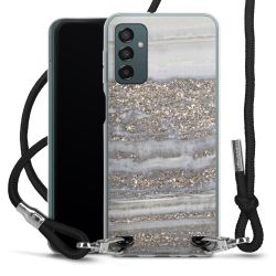 Carry Case Transparent Fabric black/silver