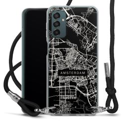 Carry Case Transparent Fabric black/silver