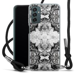 Carry Case Transparent Fabric black/silver