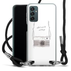 Carry Case Transparent Fabric black/silver