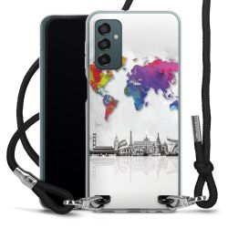 Carry Case Transparent Fabric black/silver