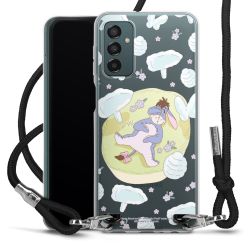 New Carry Case Transparent Stoff schwarz/silber