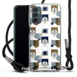 New Carry Case Transparent Stoff schwarz/silber