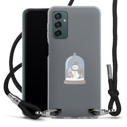 New Carry Case Transparent Stoff schwarz/silber