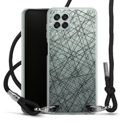 Carry Case Transparent Fabric black/silver