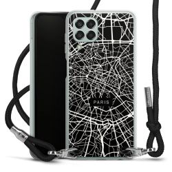 Carry Case Transparent Fabric black/silver