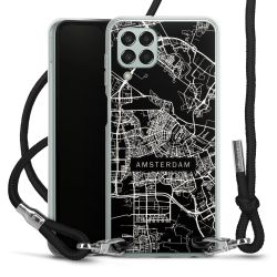 Carry Case Transparent Fabric black/silver