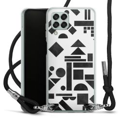 Carry Case Transparent Fabric black/silver