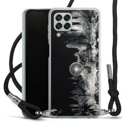 Carry Case Transparent Fabric black/silver