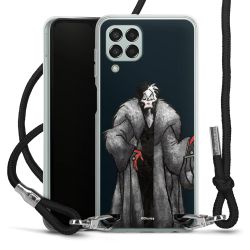 New Carry Case Transparent Stoff schwarz/silber