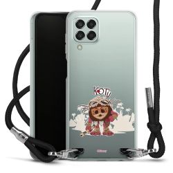 New Carry Case Transparent Stoff schwarz/silber