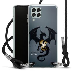 New Carry Case Transparent Stoff schwarz/silber