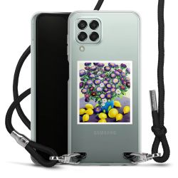 New Carry Case Transparent Stoff schwarz/silber