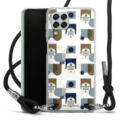 New Carry Case Transparent Stoff schwarz/silber