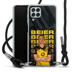 New Carry Case Transparent Stoff schwarz/silber