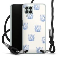 New Carry Case Transparent Stoff schwarz/silber