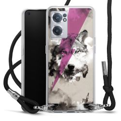 Carry Case Transparent Fabric black/silver