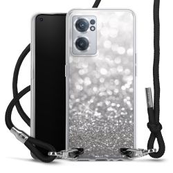 Carry Case Transparent Fabric black/silver