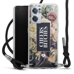 Carry Case Transparent Fabric black/silver