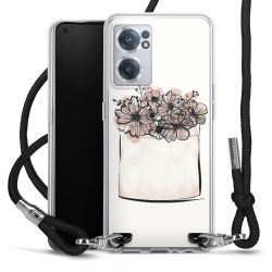 Carry Case Transparent Fabric black/silver