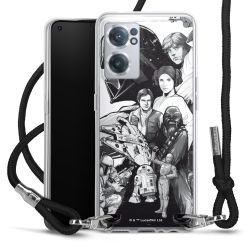 Carry Case Transparent Fabric black/silver