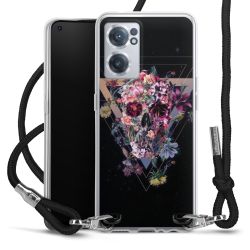 Carry Case Transparent Fabric black/silver