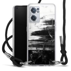 Carry Case Transparent Fabric black/silver