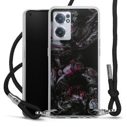 Carry Case Transparent Fabric black/silver